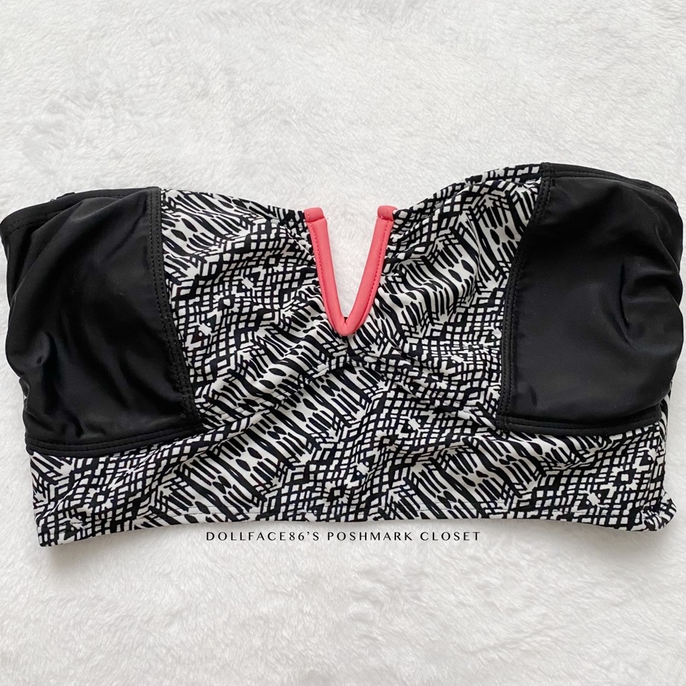 NWOT Parted V Swimsuit Tube Top